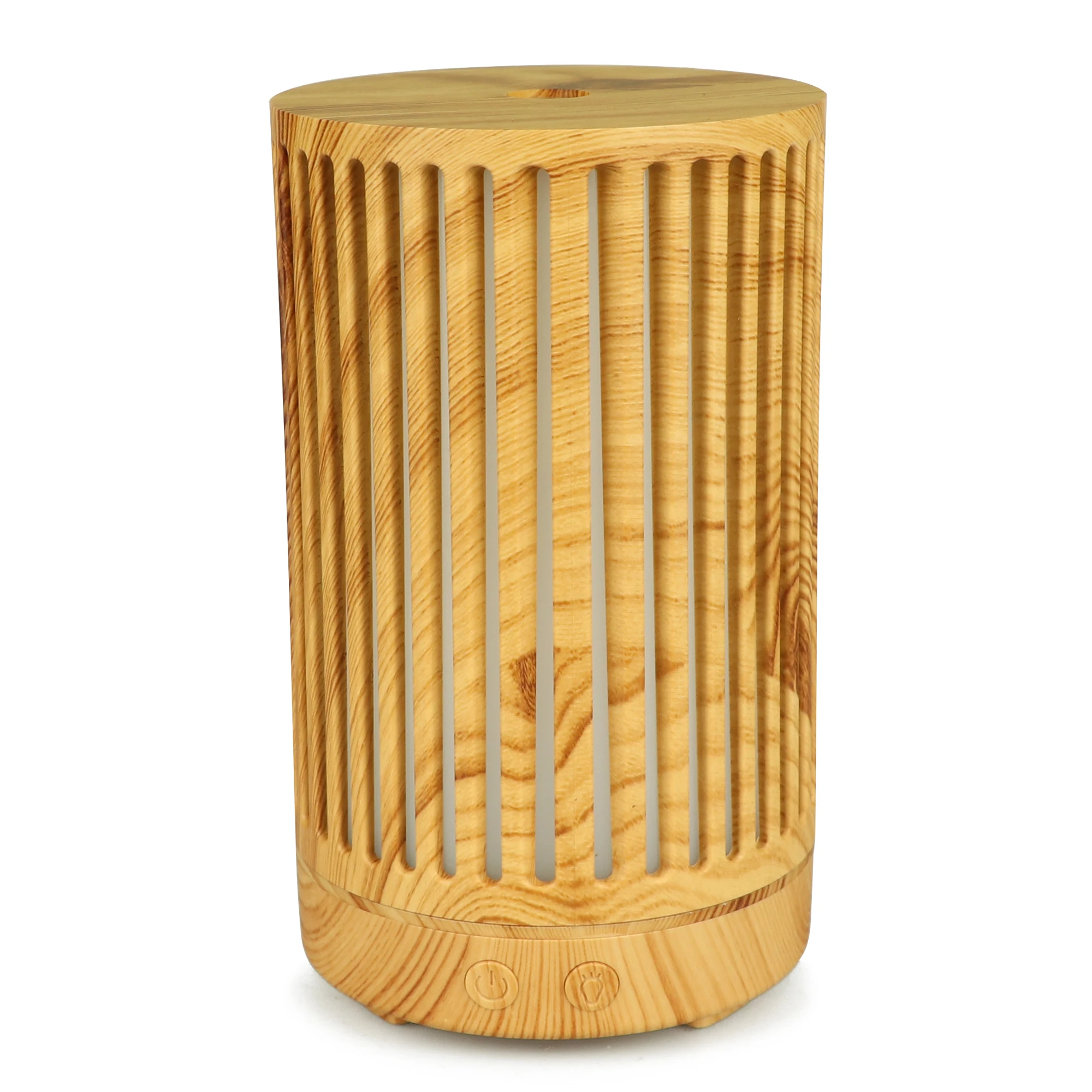Bamboo Aroma Air Essential Oil Diffuser Aroma With Led Lights Wooden Ultrasonic Diffuser For Room