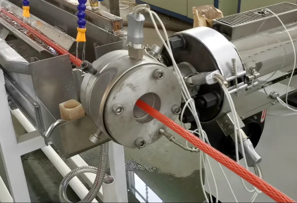 PVC Garden Fire Hose Manufacturing Machine for Sale/ Customized Extrusion Line for Making PVC Reinforced Gas Hoses