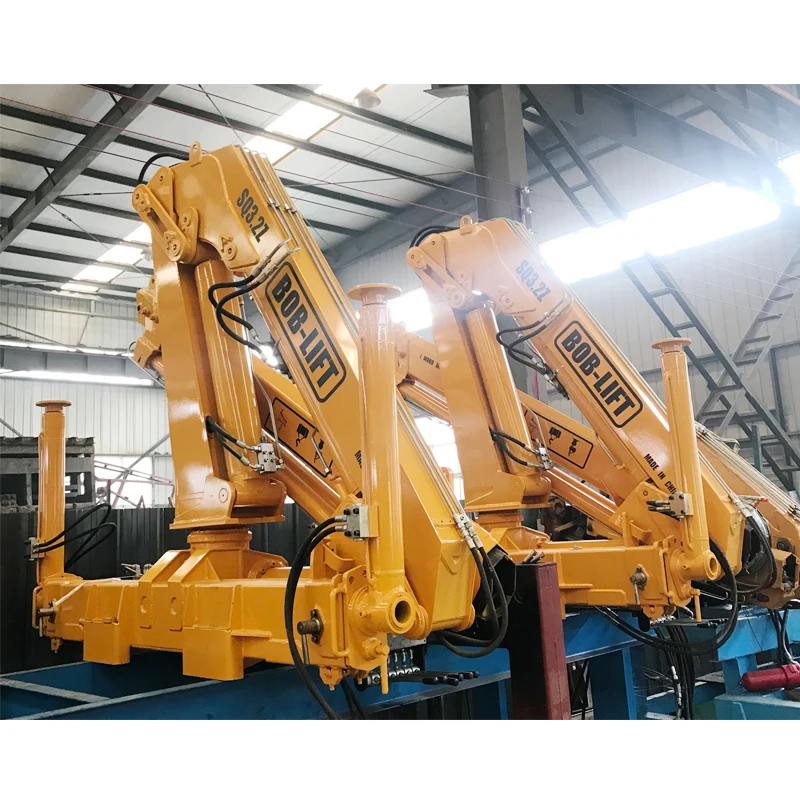 Hot sale Crane BOB-LIFT 3.2 ton truck crane Hydraulic Knuckle Boom truck mounted Crane for Sale