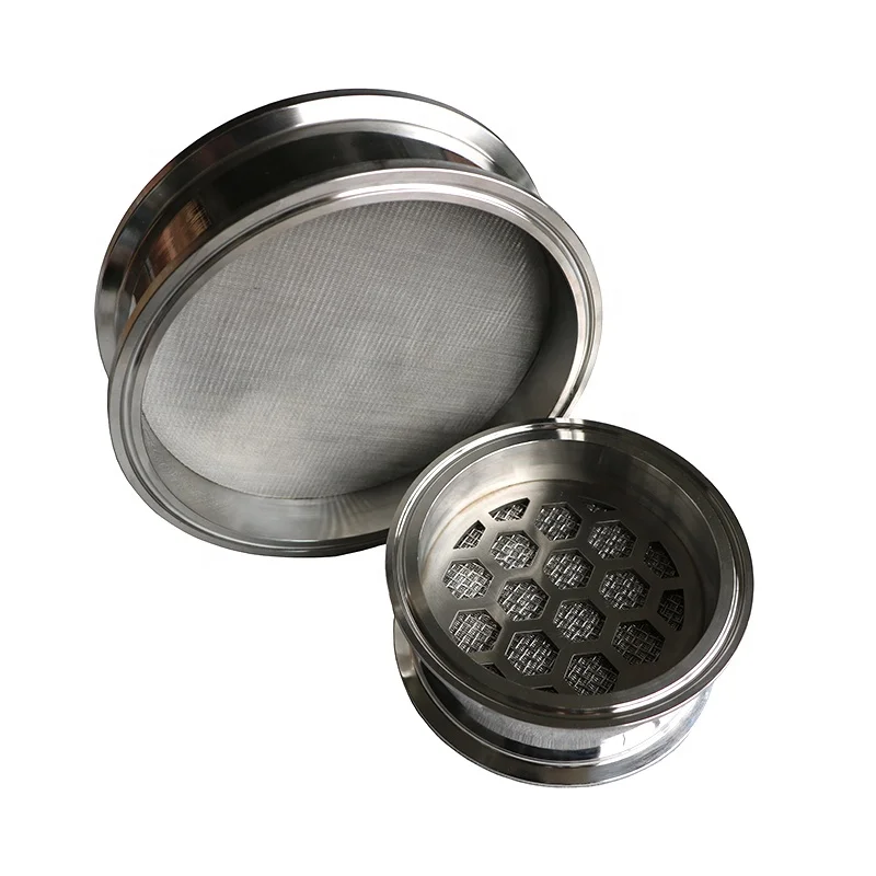 Closed Loop Extractor Part 5 micron 3 inch Sintered Triclamp Spool Filter Plate for CRC Filter Column