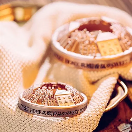 
Wholesale luxury scented soy wax candles in glass jar with Jar candle topper illuma lid rose gold candle accessory tool set 