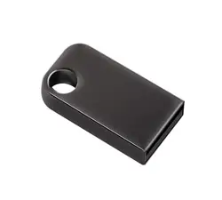 2021 new oem super mini metal usb flash pen drive stick 2.0 2gb 4gb 8gb 16gb with keychain hole