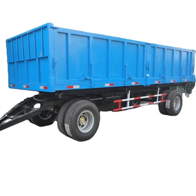5/7/10 ton double axle farm tipping trailer