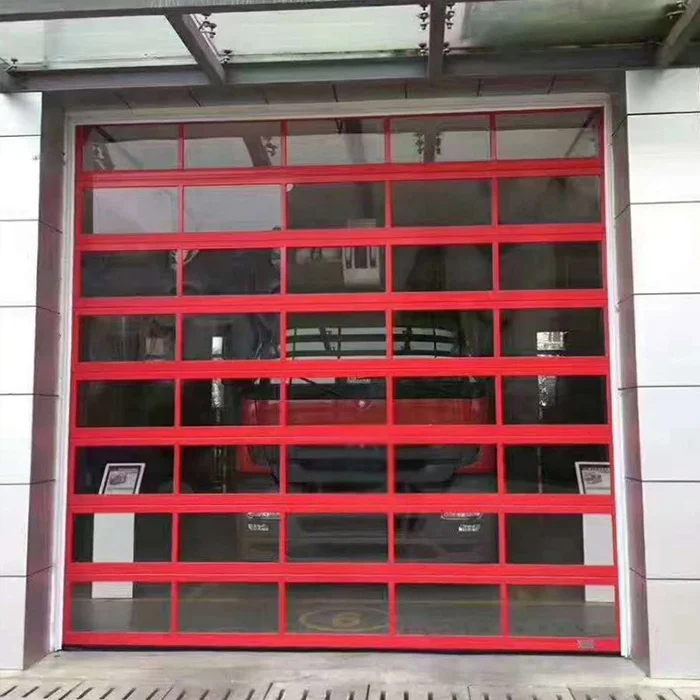 Chi Insulated Automatic Aluminum Modern Panels Sectional Garage Doors For Homes Glass Garage Door