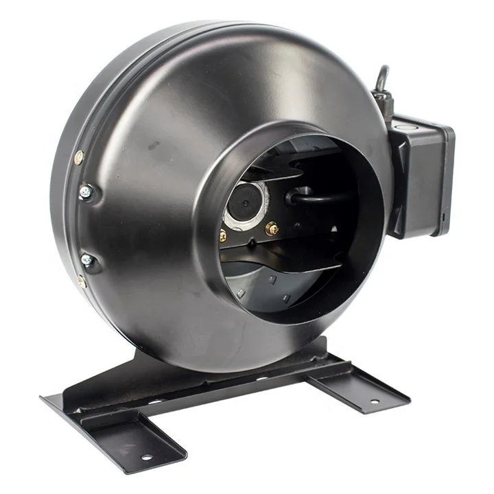 Quiet In-line Duct Fan for HVAC System 4 inch Low Vibration Energy Saving