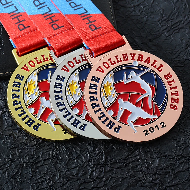 2024 new arrival school gold football race medals soft enamel logo pickleball softball soccer commemorative medal