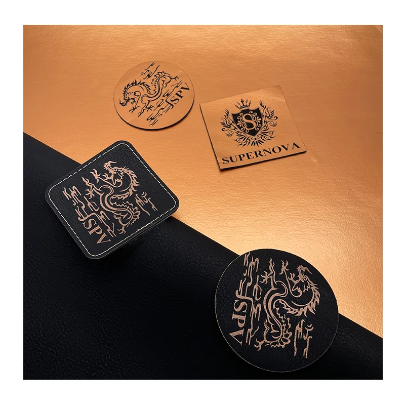 12X18 Inches Pu Leather Sheets Thick Premium Laserable Leatherette For Cloth Labels With Gray Back