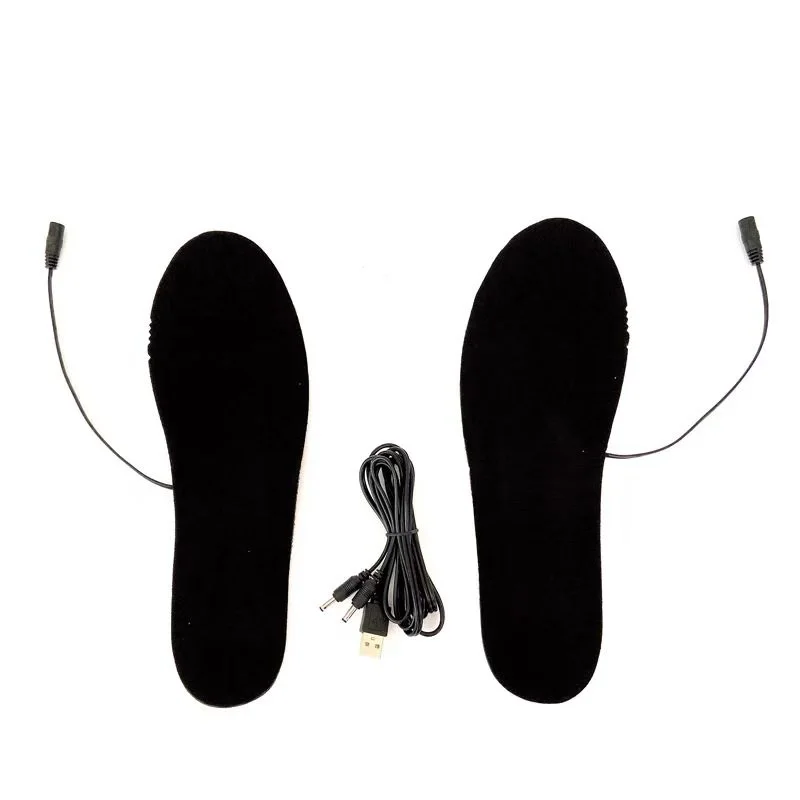 2020 New Design Electric Heat Moldable Insole Winter Croppable Heated insole With USB Interface