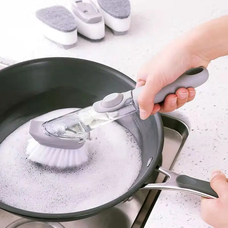 Щетка для мытья посуды 2 в 1