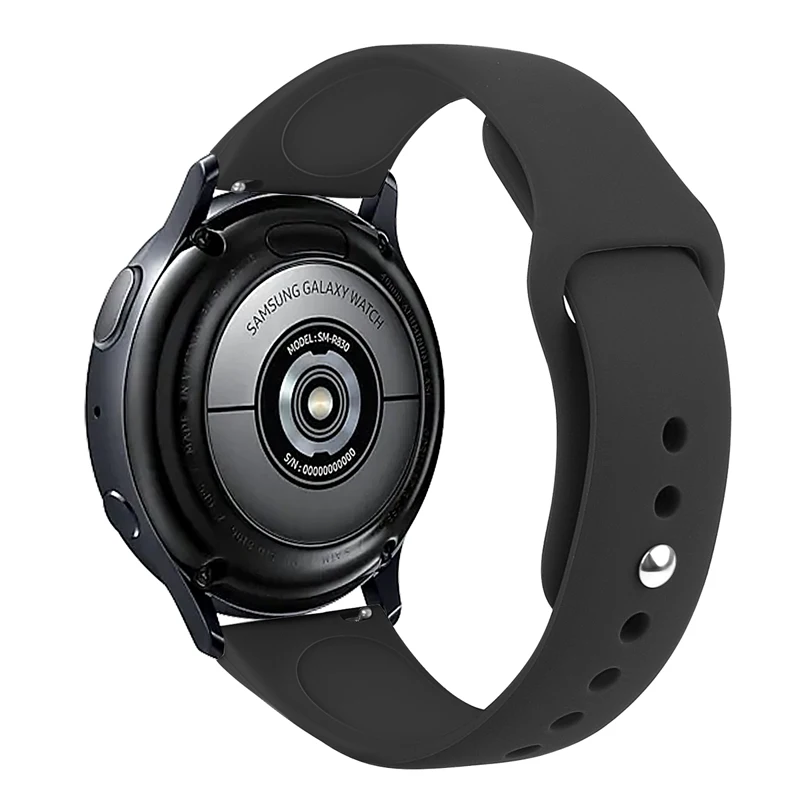 Rubber silicone rubber watch band 20 22mm compatible with smart galaxy active watch