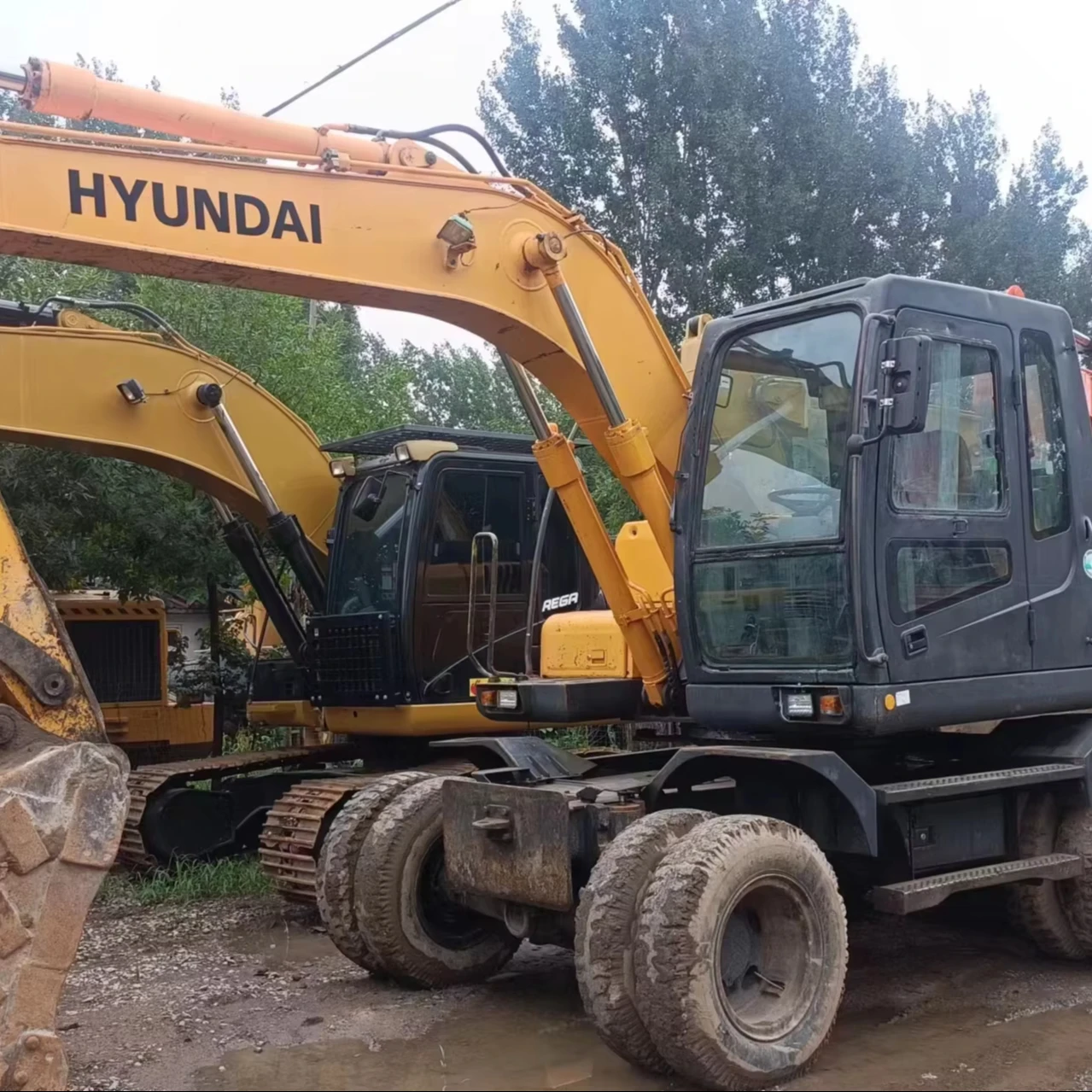 Высококачественная подержанная экскаваторная техника для R150W-7 Hyundai, продажа с послепродажным гарантийным обслуживанием