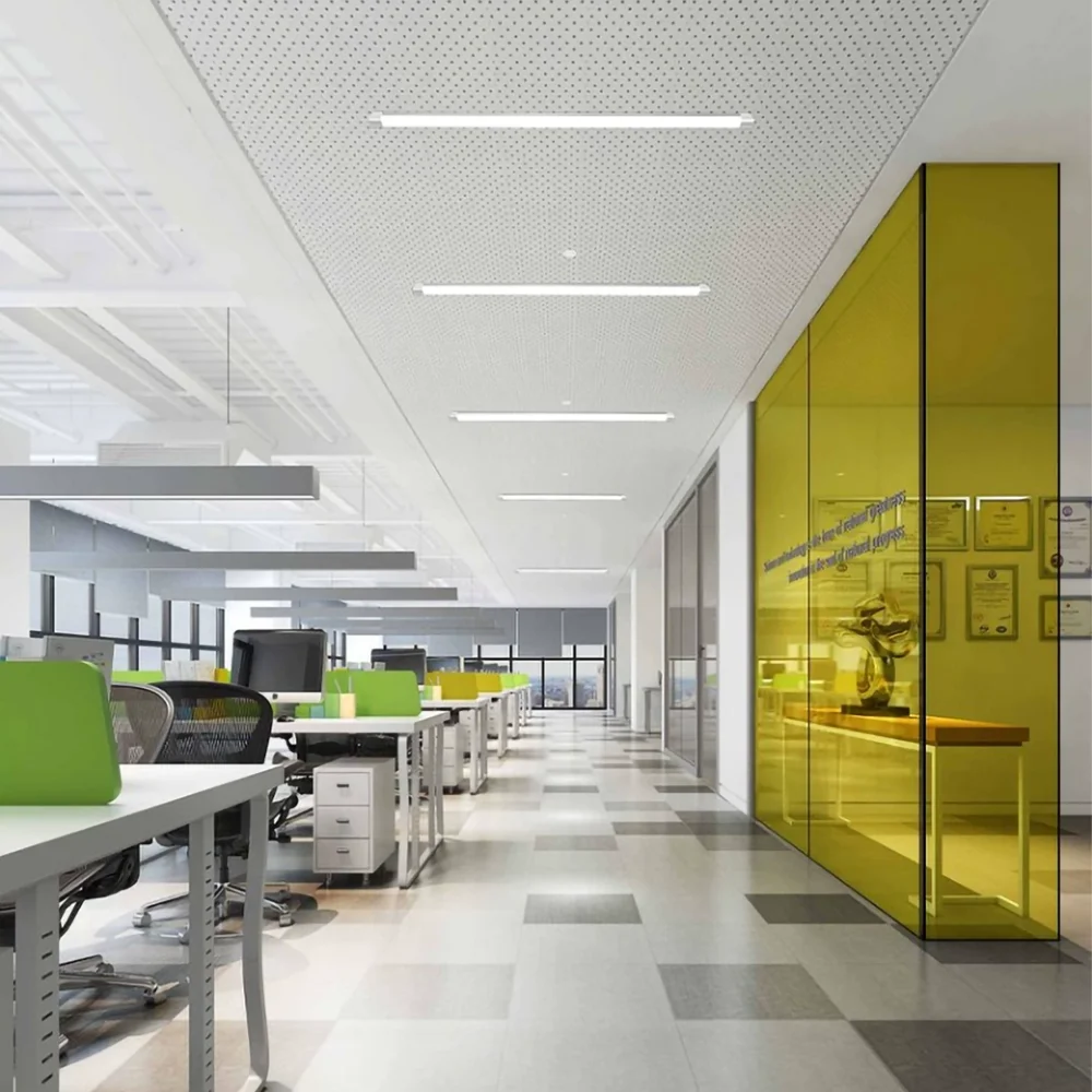 Linear Strip Led Emergency Batten Light Impact Resistant Light Fixture Led Tube Batten Light