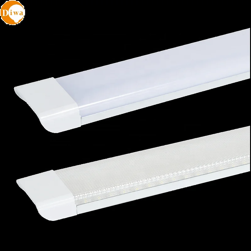 LED batten Light purification lamp purification light linear light tube fixture 72W 80W 100W prismatic or opal diffuser