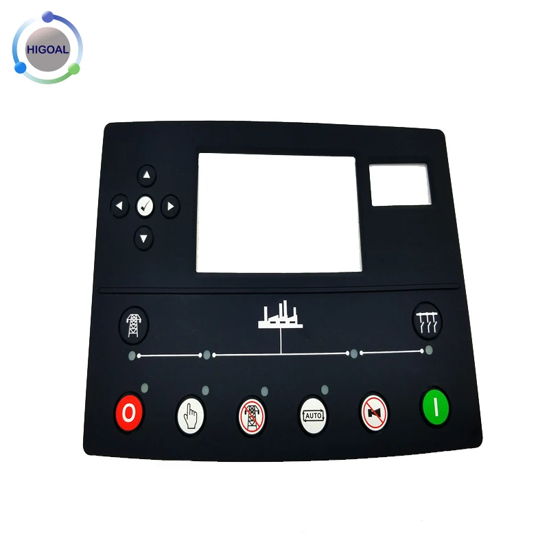 OEM Waterproof silicone rubber button key membrane switch overlay sealed membrane keypad keyboard panel