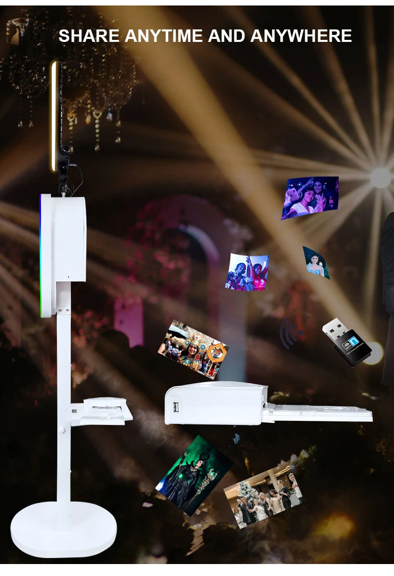 Wholesale Ipad Photo Booth With Dslr Camera Holder Mirror Ipad Photo Booth For Wedding Party