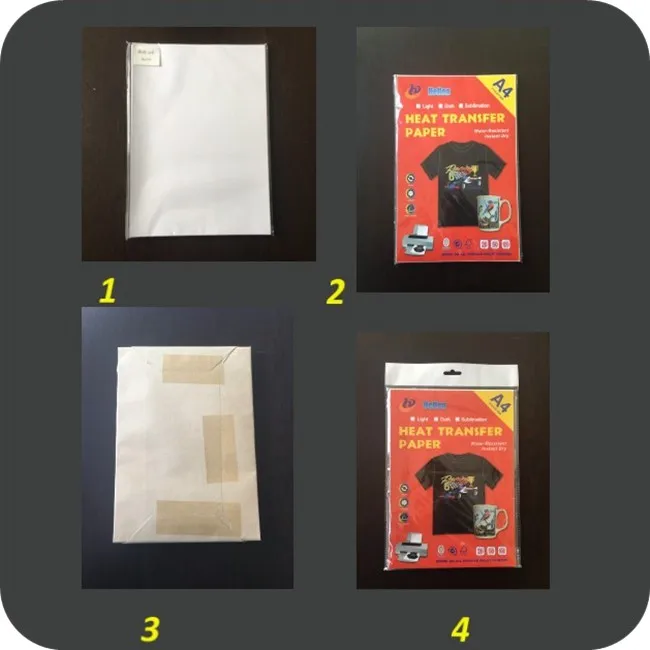 light  and dark soft hand feeling inkjet  heat transfer paper A3  A4  A5 heat transfer paper