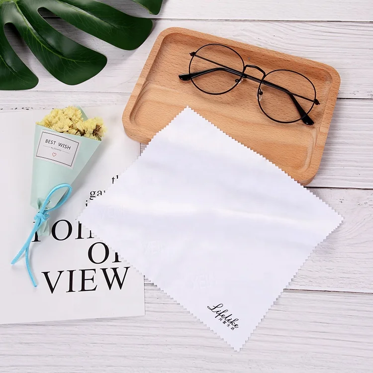 Wholesale low price logo customized individual packing cleaning microfiber cleaning cloth
