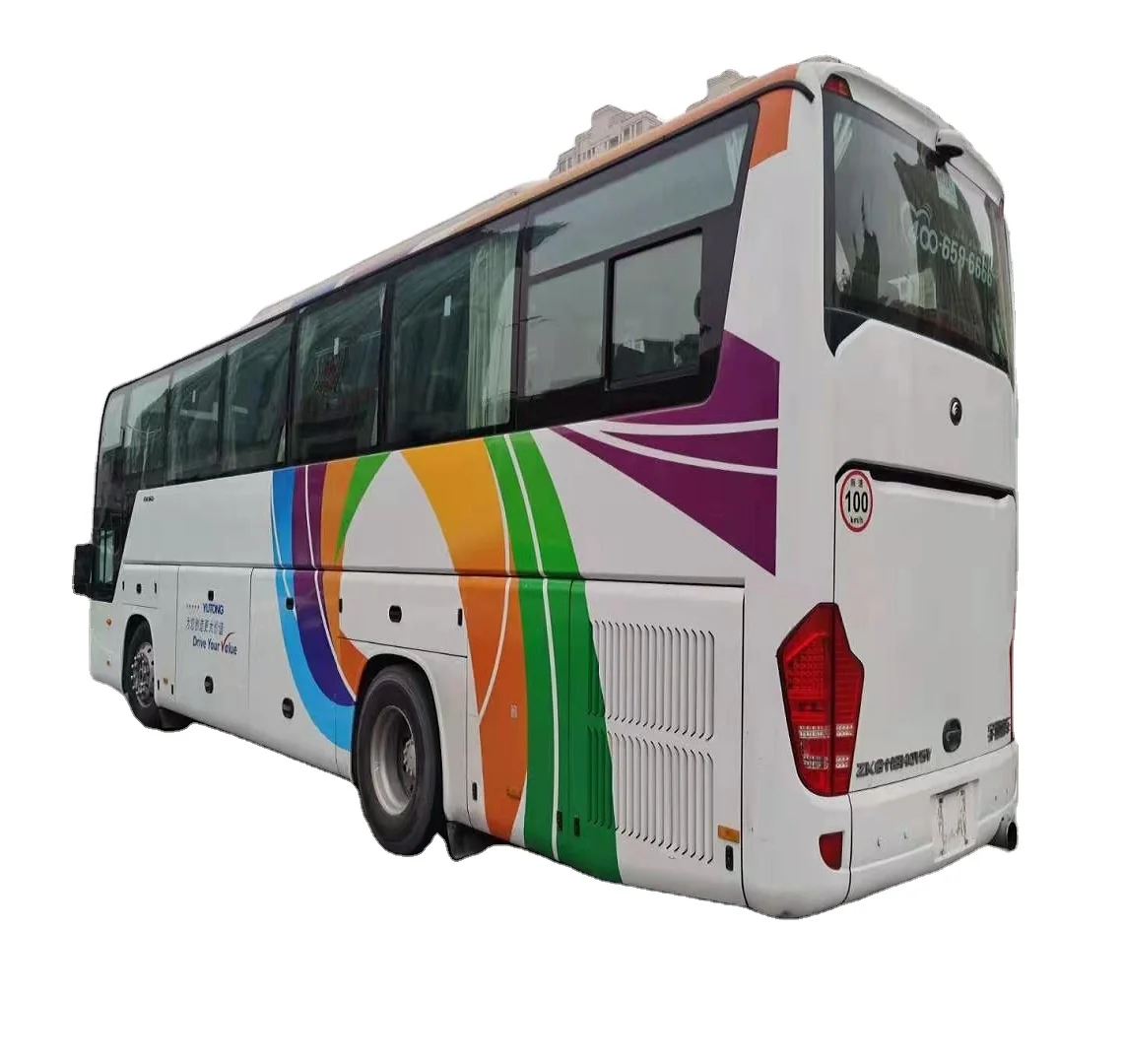 China LED Camera Electric Leather 49 Sunroof Hydraulic 2017 Year Yutong ZK6118HQY5Y Coach Bus Front 4+rear 2 Manual 49 Seats RWD