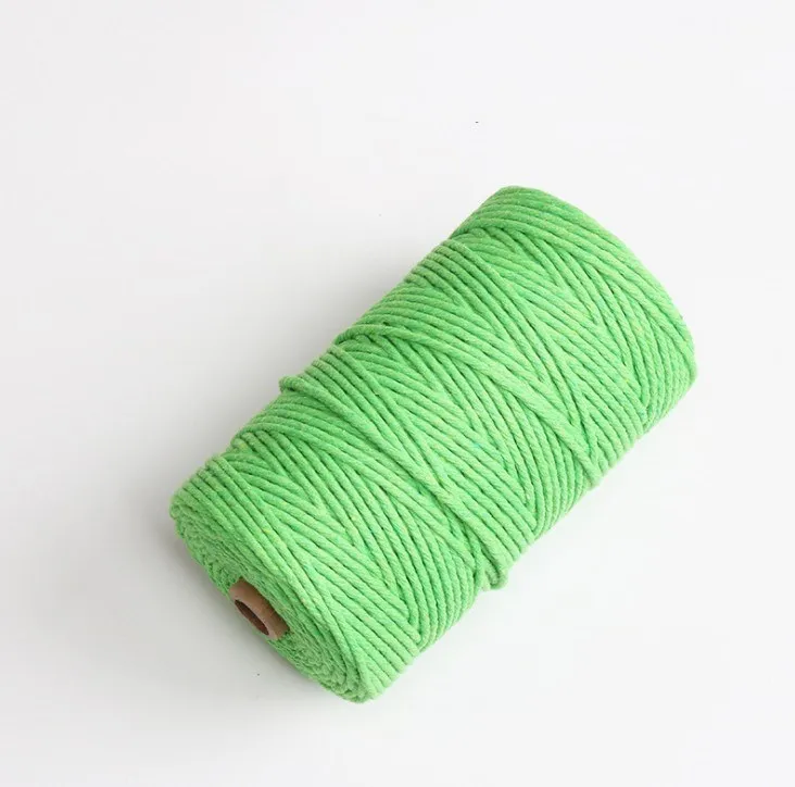 3mm x220 Yards Macrame Cord Cotton thread for DIY Crafts, Crafts Weaving Decoration, Plant Hanger