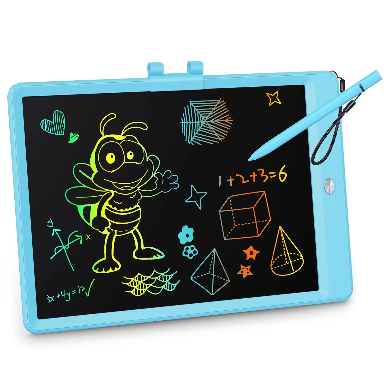 LCD Writing Tablet, 10 Inch Colorful Toddler Doodle Board Drawing Tablet, Erasable Reusable Electronic Drawing Pads Learning Toy