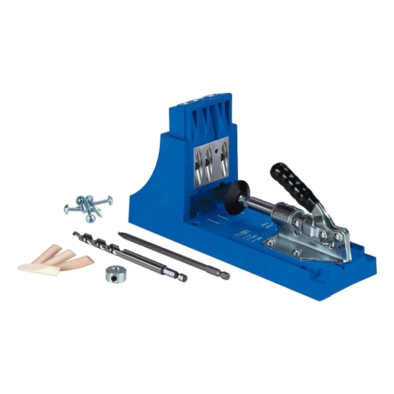 Adjustable Guide Locator Puncher Technique Hinge Pocket Hole Joinery Tool Drill Jig