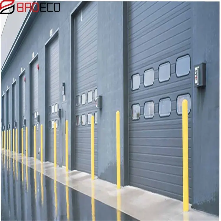 Factory Wholesale Automatic Sectional Vertical Steel Overhead Folding Industrial Door