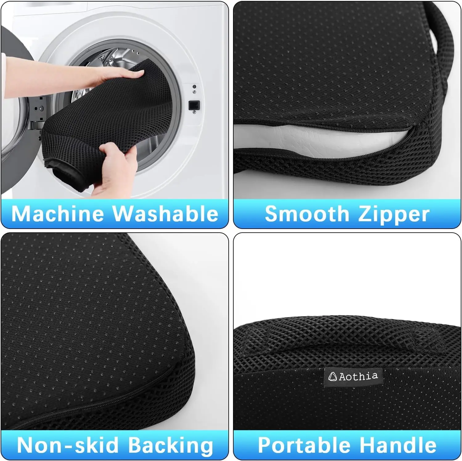 Hot Sale Gel Seat Cushion Soft and Heated Foam Cooling Car Outdoor Sofa Cushions Anti-Decubitus Pillow