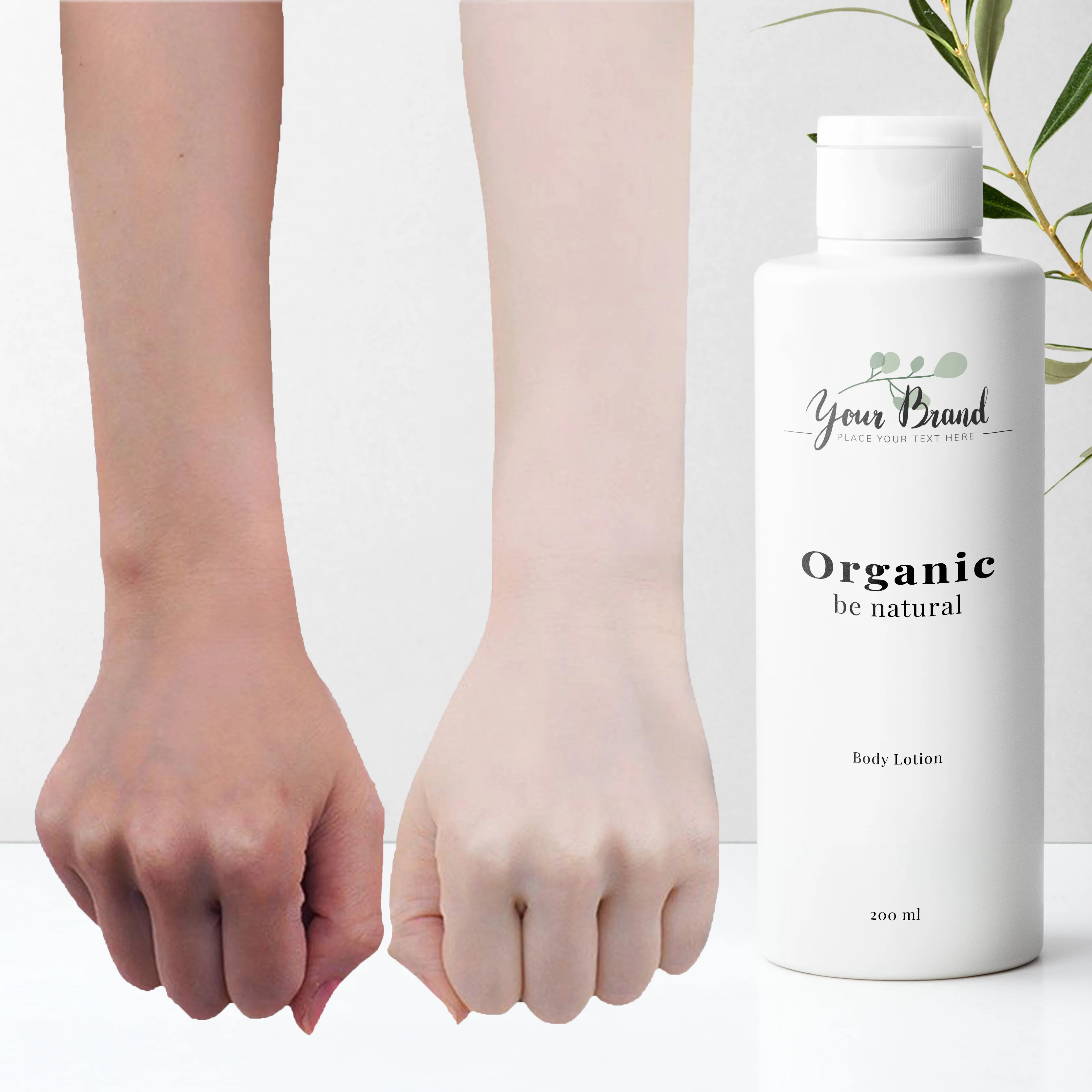 OEM ODM Private Label Quick 3 days Whitening Lightening Smoothing Nourishing Hydrating Hyaluronic Acid Body Lotion