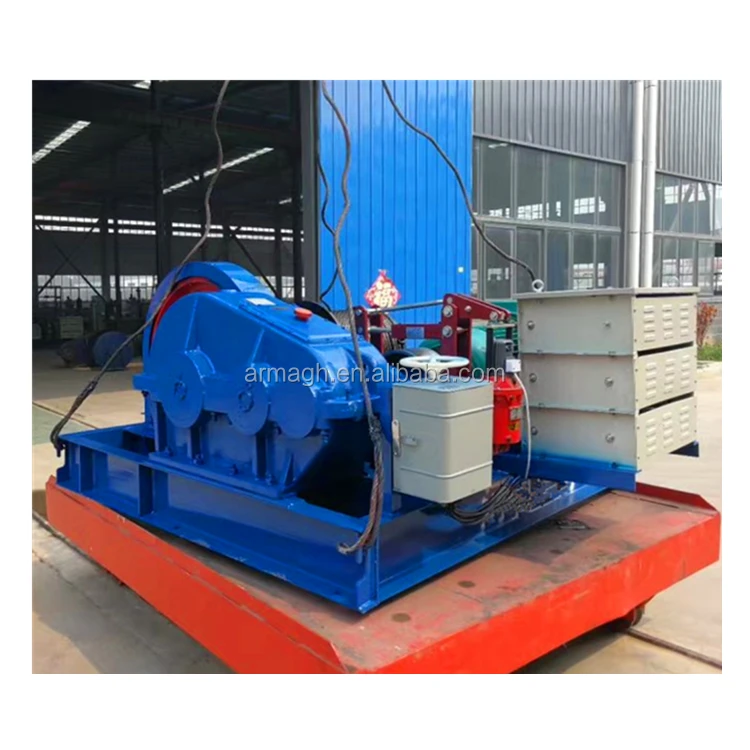 hydraulic winch 10 ton low speed single drum wire rope electric winch manufacturer