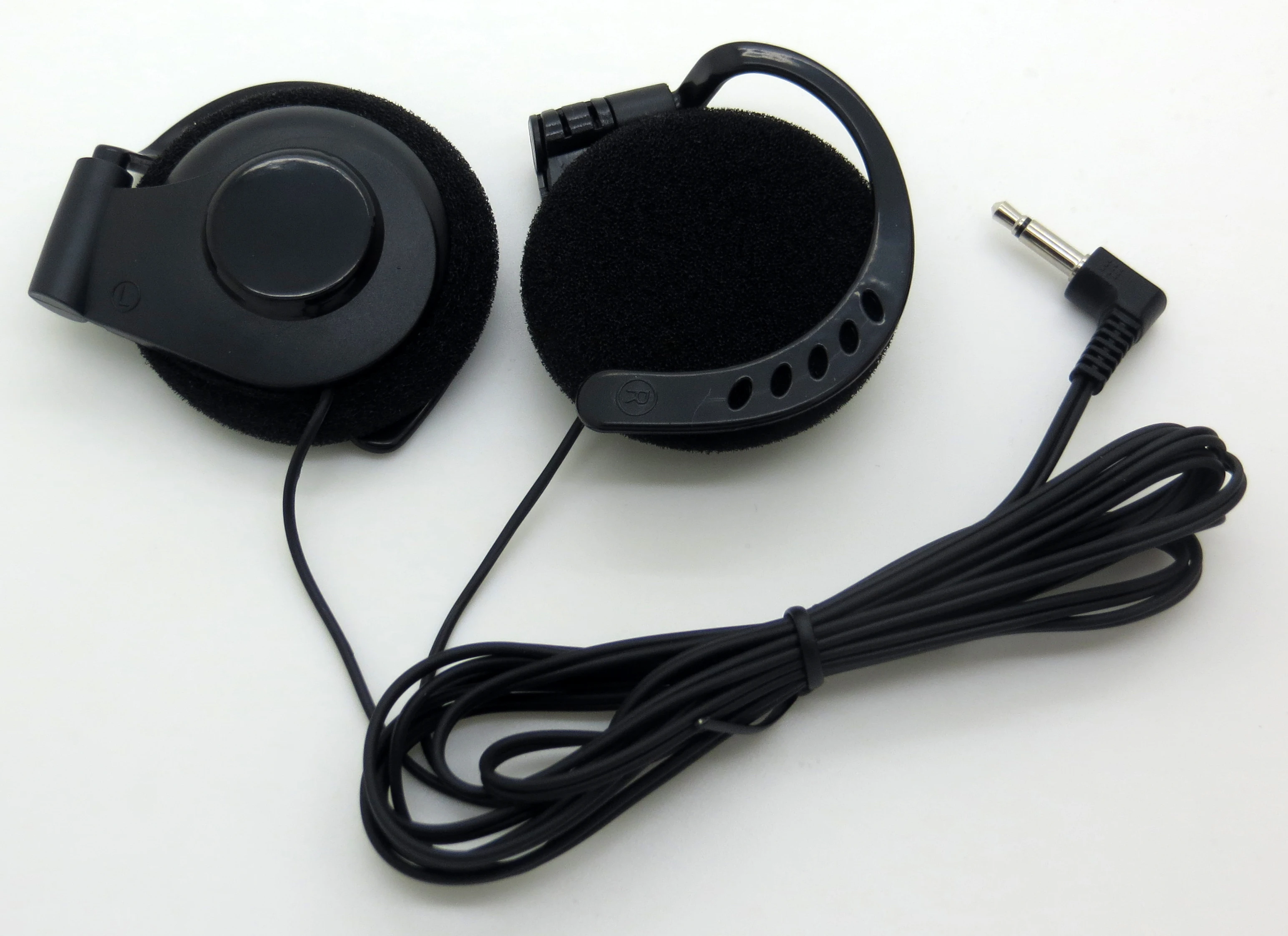 
2021 Amazon Top Seller 100% QC check Model JIND-303 Cheap disposable aviation double ear clip hook headset earphone 