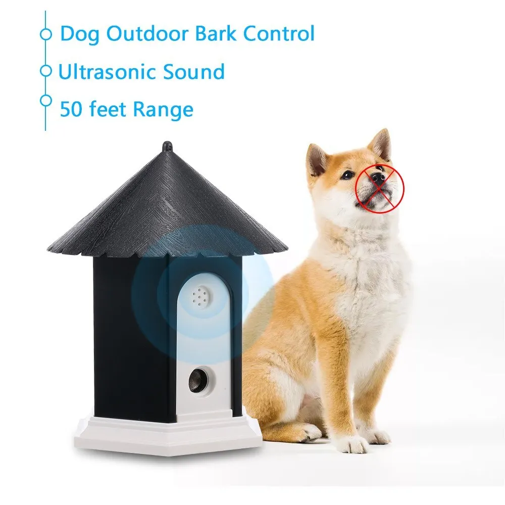 Amazon top seller Outdoor Dog Bark Ultrasonic Blocking System Electric Anti Bark Training Device Ultrasonic Dog Barking Stopper