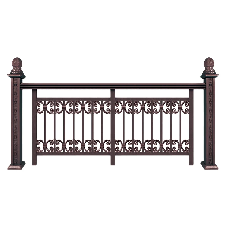 Cheap Aluminium Fence Balcony Railings Customized Design Simple Grill Fence for Villa