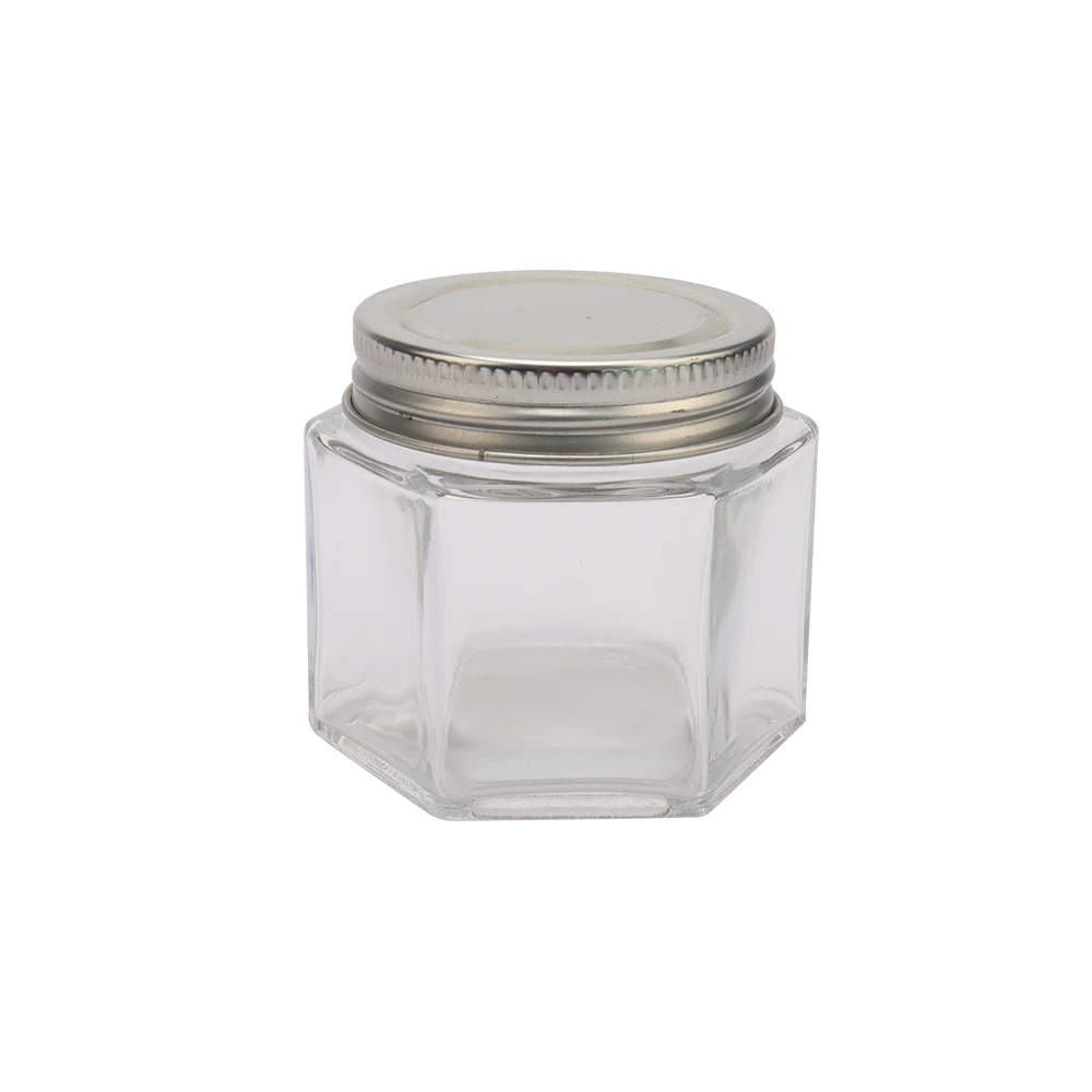 
New Customized Multifunctional Glass Storage Jar Square Food Canister for Preserve Food 