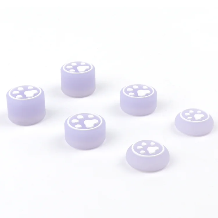 6pcs Elevated Hat Glow Cat Claw Silicone Joystick Caps For Nintendo Switch/PS5/PS4/Xbox ONE S Controller thumb grips