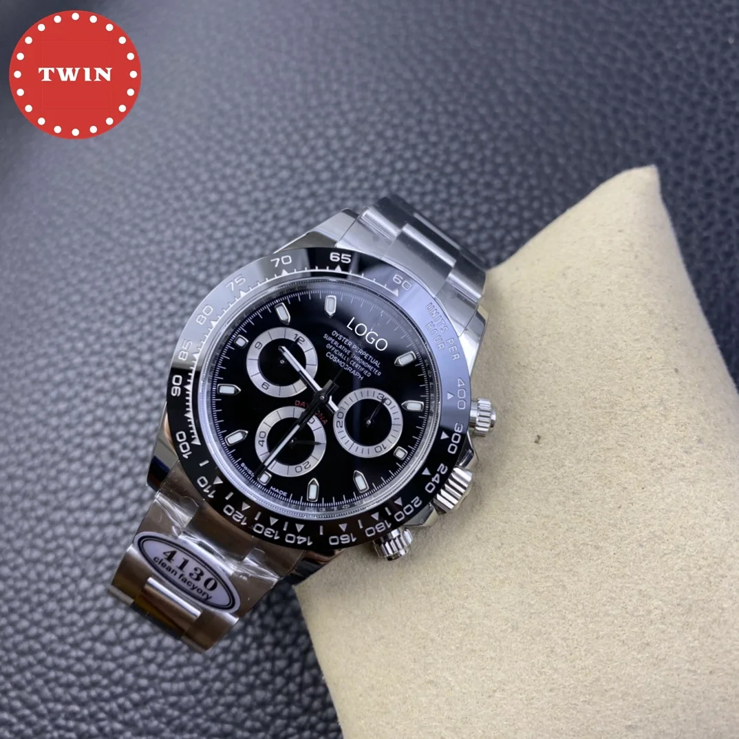 Diver RM watch Clean factory 116500 ETA 4130 Timing movement 904L steel Scratch resistant sapphire Multi-function timing watch