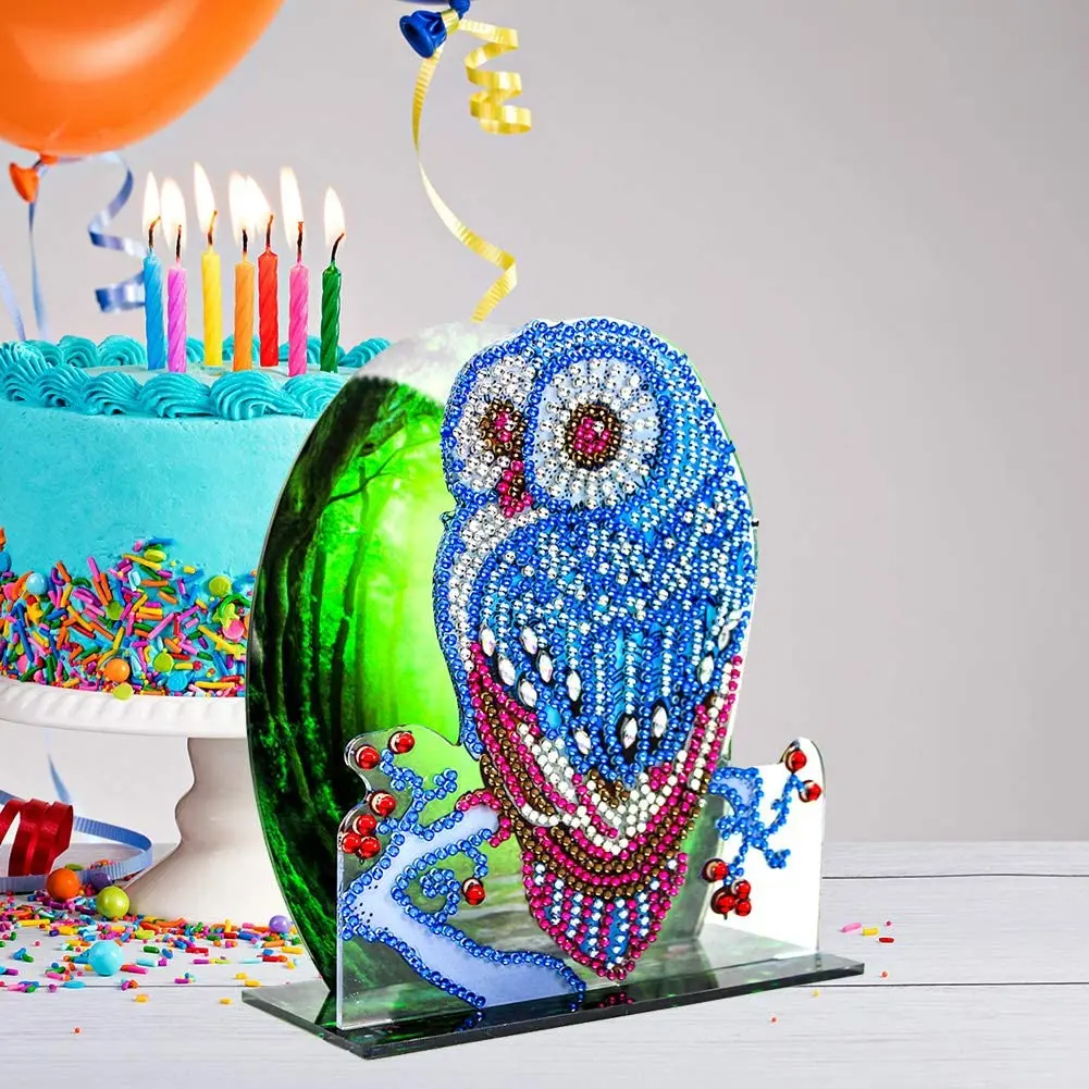 M- DIY Rhinestones Embroidery Cross Stitch Home Decor Art 3D Acrylic Diamond Painting Kits