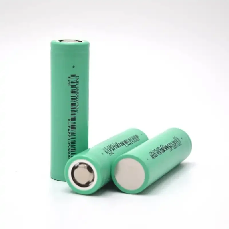 MSDS certificated 3200mAh 18650 Battery 33V Lithium High Current Batteries 3.7V EVE 33V flat top for Electric bicycle battery