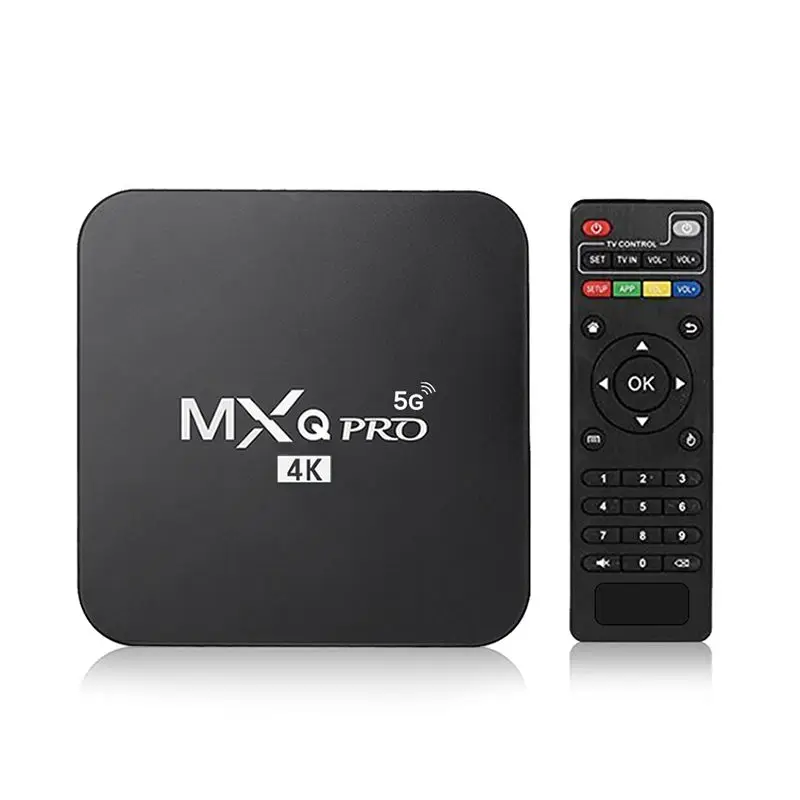 2023 Set top TV BOX manufacturer original wholesale mxq pro 4k tvbox mxqpro 5g wifi smart android tv box mxq pro 4k 5g
