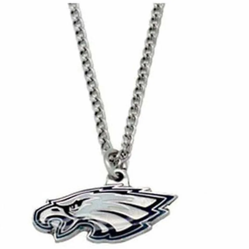 Высококачественные аксессуары для команды NFL Philadelphia Eagles логотип футбольной спортивный Кулон Ожерелье