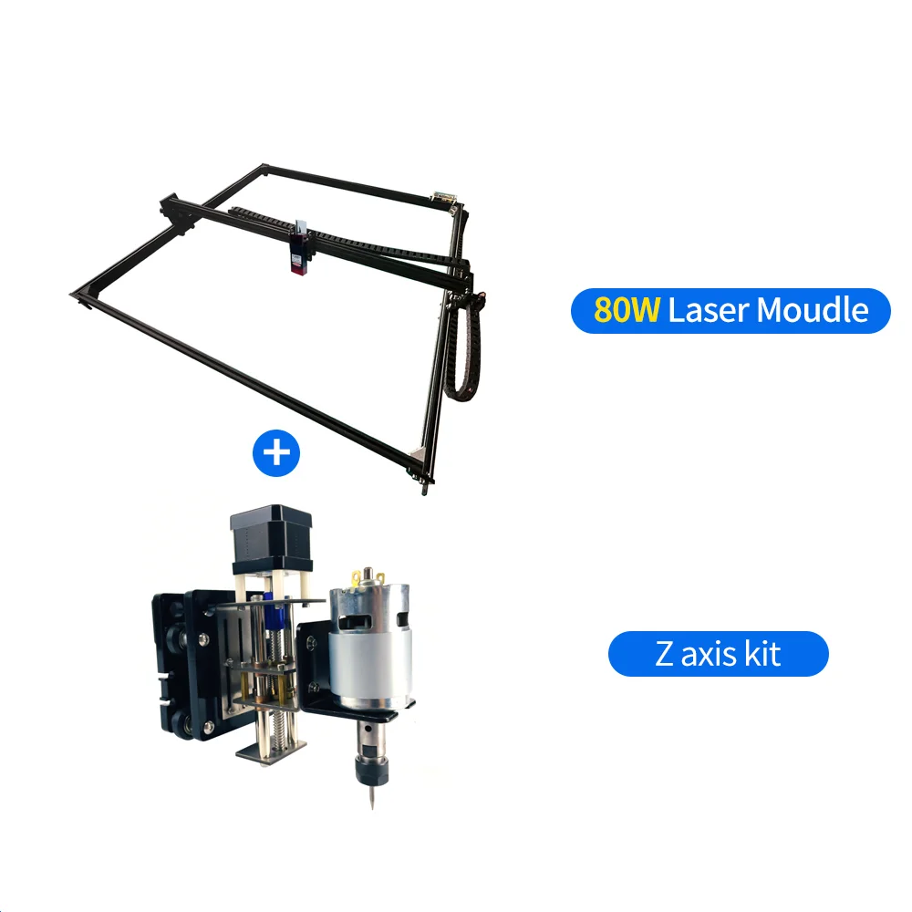 100*100cm Large Work Area 2 Axis Laser Cutter Engraving Machine with Z axis Update as 3 axis Machine for Cutting Wood
