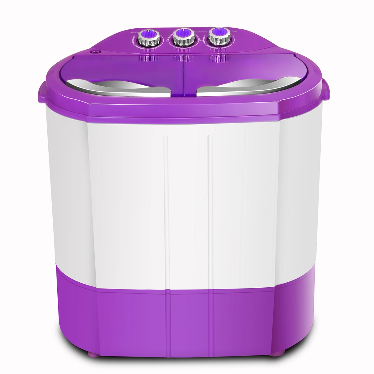 twin tub semi automatic mini washer with spin drying/baby washing machine/Aluminum Copper motor