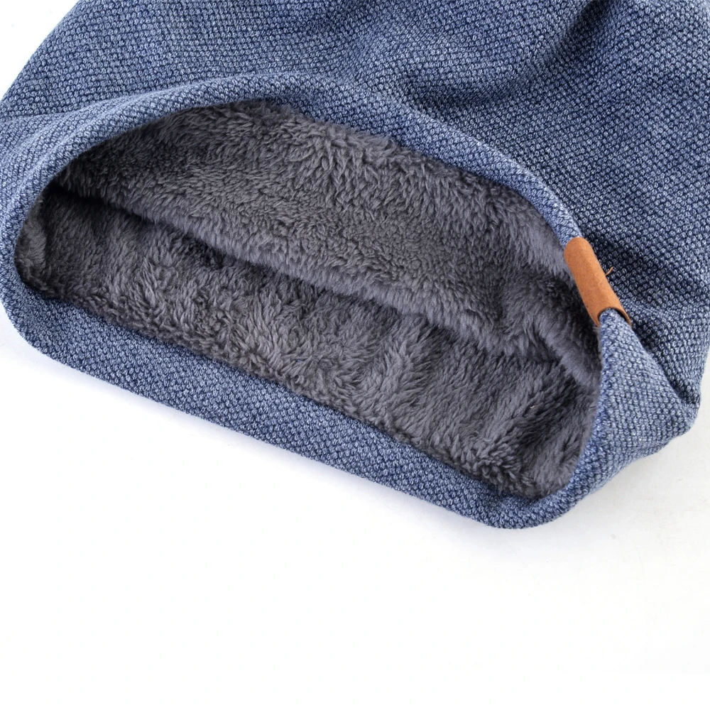 Fashion Bonnet Hat For Men And Women Autumn Knitted Solid Color Skullies Beanies Spring Casual Soft Turban Hats Hip Hop Beanie