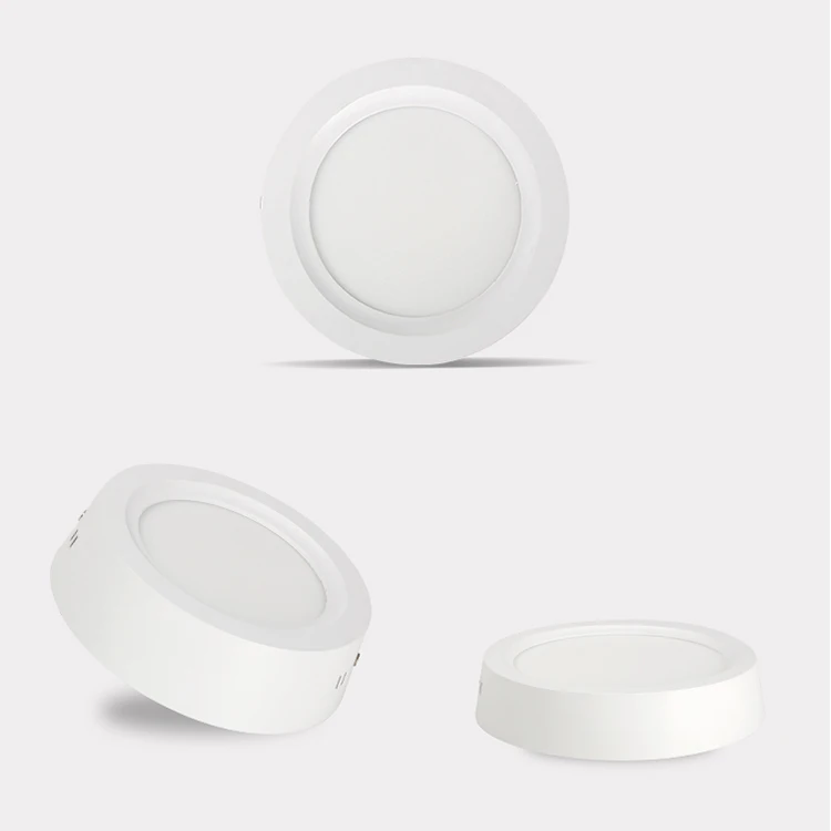 New 85- 265v Led Downlights 12w 18w 24w 30w Led Round Panel Light 3 Color Down Light