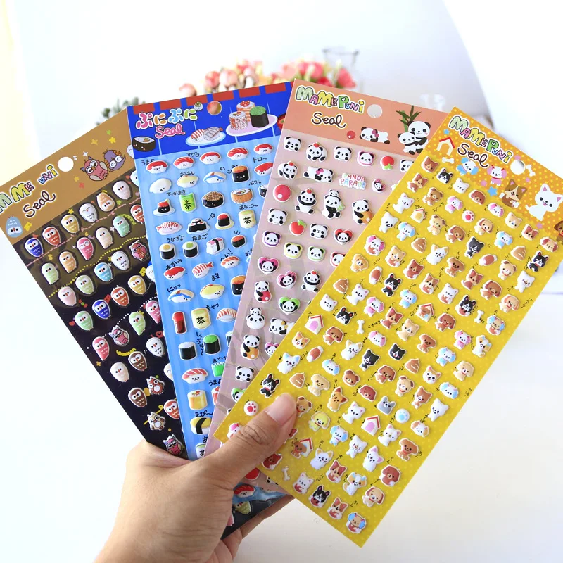 Custom Cute Momo Decorative Kawaii Cartoon Girl anime Kiss cut Stickers