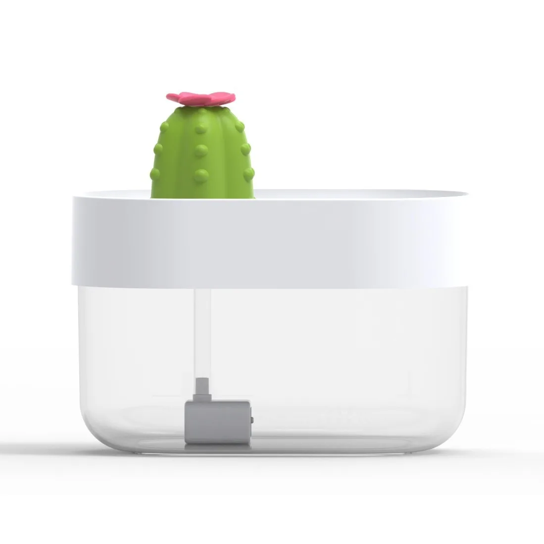 Pet Water Bowl plastic Cactus Automatic Circulation Pet Dog Water Dispenser Drinking Cat Water Fountain