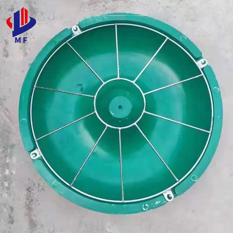 Pig feeding equipment with circular trough composite material for piglets