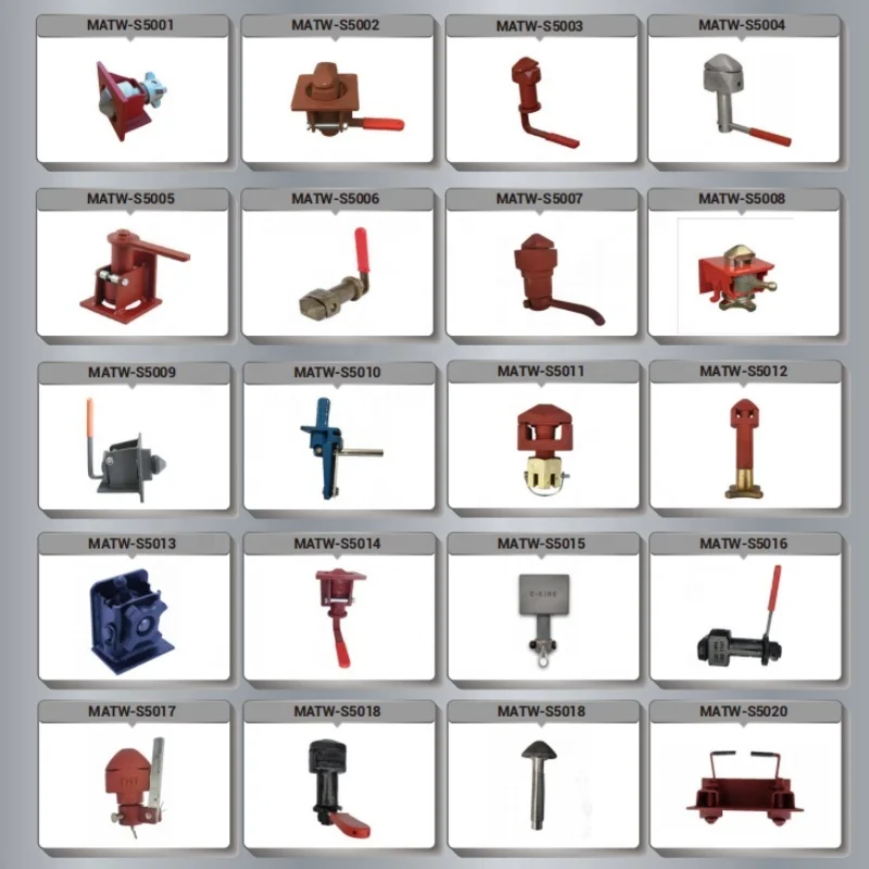 Semi Automatic Screw Type Container Trailer Twist Lock