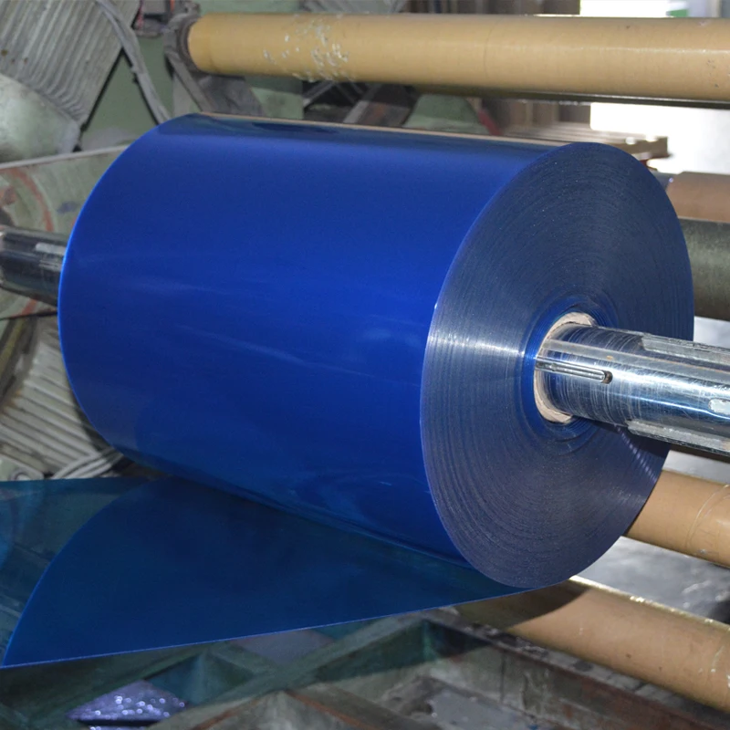 OEM Color Translucent PVC Blister Pack Film Roll Plastic Rigid PVC plastic sheet for thermoforming