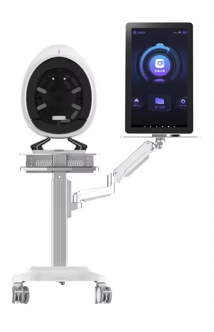 Smart Skin Analyzer Three Cameras And 48 Million Pixels Aisia Q2 Face Skin Analyser Q2 Skin Scope Analyzer Facial 3d Machine