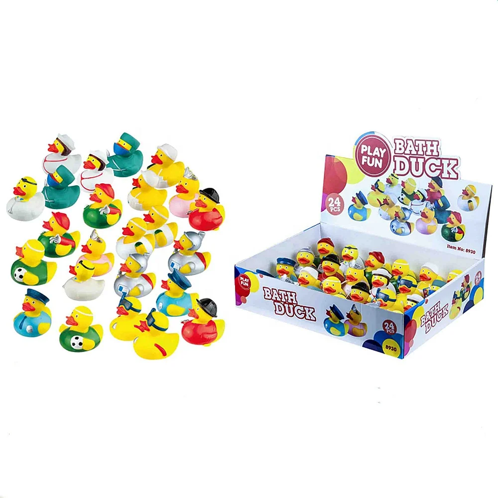Wholesale Promotional Plastic Squeeze Floating OEM Custom Rubber Duck